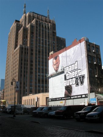Нові рекламні плакати GTA IV у Лос-Анжелесі