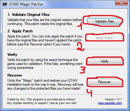 GTAIV Magic Patcher v 1.0.1