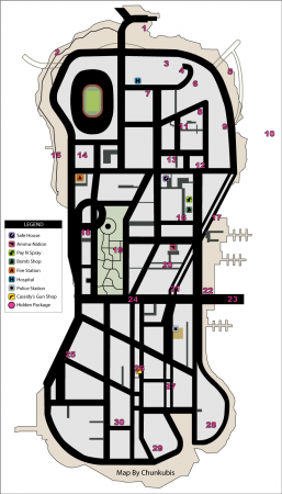 Карти Liberty City Stories і Vice City Stories у гарній якості