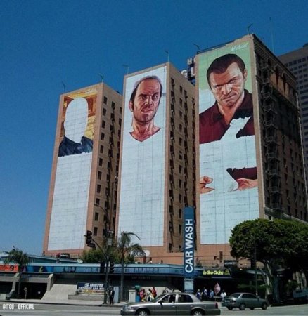 Процес створення арт-реклами на готелі Hotel Figueroa